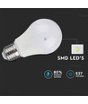 E27 9W 3-stegs dimbar LED-lampa - A60, On/off dimbar
