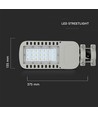 V-Tac 30W LED gatuarmatur - Samsung LED chip, Ø60mm, IP65, 135lm/w