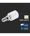 V-Tac 2W LED lampa - Samsung LED chip, kylskåpslampa, E14