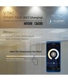 V-Tac 60x60 Smart Home LED panel - Tuya/Smart Life, 40W, fungerar med Google Home, Alexa och smartphones, vit kant