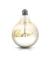 V-Tac 5W LED Love globlampa - Filament, Ø12,5cm, extra varmvitt, E27