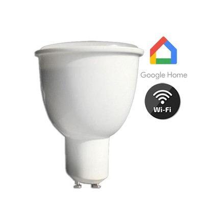 Lagertömning: V-Tac 4,5W Smart Home LED spotlight - Tuya/Smart Life, fungerar med Google Home, Alexa och smartphones, 230V, GU10