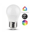 V-Tac 5W Smart Home LED lampa - Tuya/Smart Life, fungerar med Google Home, Alexa och smartphones, E27, G45