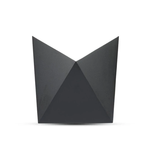 5W LED-vägglampa - IP65 utomhus, svart, inkl. ljuskälla