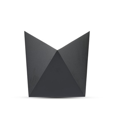 5W LED-vägglampa - IP65 utomhus, svart, inkl. ljuskälla