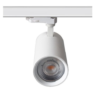 28W 3-fas RA90 vit skenspotlight - Citizen LED chip, Flicker free