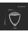 Lagertömning: V-Tac 100W LED gatuarmatur - Samsung LED chip, Type III-M lins, IP65