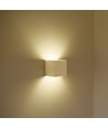 V-Tac 12W LED vit vägglampa - Kvadrat, justerbar spridning, IP65 utomhusbruk, 230V, inkl. ljuskälla