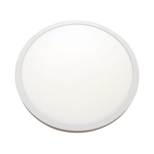 Outlet: Ø60 LED rund panel, 40W - Höjd: 4cm, vit kant, inkl. ljuskälla