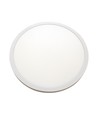 Outlet: Ø60 LED rund panel, 40W - Höjd: 4cm, vit kant, inkl. ljuskälla