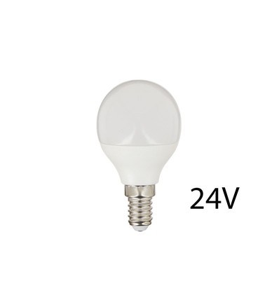 E14 4,5W LED-lampa - 24V DC, P45