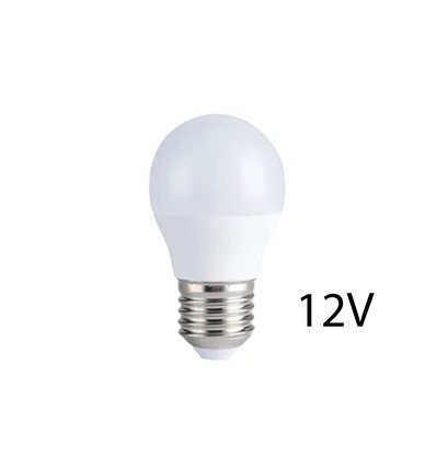 E27 4W LED-lampa - 12VDC, G45