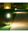 V-Tac 10W LED trädgårdarmatur - Svart, 80 cm, IP65, 230V