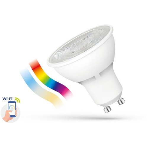 5W Smart Home LED lampa - Tuya/Smart Life, fungerar med Google Home, Alexa och smartphones, GU10