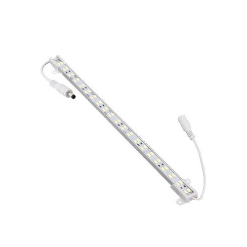 1m vattentät akvarie aluprofil - 24V, 16W LED, 10000K, IP65, med seriekoppling