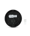 V-Tac 12W LED svart vägglampa - Runda, IP65 utomhusbruk, 230V, inkl. ljuskälla