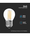 V-Tac 4W LED lampa - G45, Filament, E27