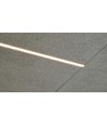 Troldtekt skena 120cm till LED strips - infälld, kan förlängas