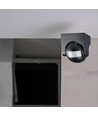 V-Tac rörelsesensor - LED vänlig, svart, PIR infraröd, IP44 utomhusbruk