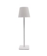 Uppladdningsbar LED bordslampa Inomhus/utomhus - Vit, touch dimbar, CCT, IP54 utomhus bordslampa