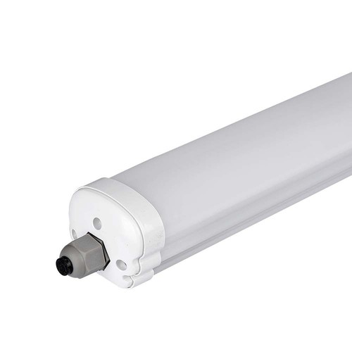 120cm 36W vattentät komplett LED-armatur, genomkopplad - 4680lm, 130lm/W, IP65, 6 års garanti
