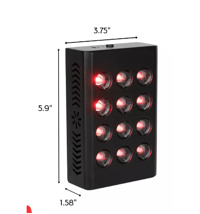 Vitality PRO 60 Kraftfull Rödljusterapi - lampa hemma 10W