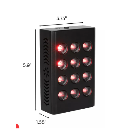 Vitality PRO 60 Kraftfull Rödljusterapi - panel 10W, Vit