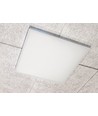 Spectrum 60x60 LED panel i ram - 40W, inbyggd i vit ram till direkt montering