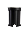 Lukka Connect GU10 250V IP67 Ø108x140 grå runda, nedgrävningsspot, körvägsarmatur, genomkopplad, utan ljuskälla