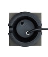 Lukka Connect GU10 250V IP67 110x110x140 grå fyrkantig markspot, uppfartslampa, genomkopplad, utan ljuskälla