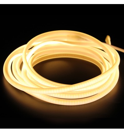 5m 11,5W/m Neon COB strip - 230V, IP67, 288 LED/m, kan klippas var 10:e cm, upp till 100m