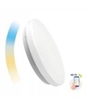 36W Smart Home rund LED takarmatur - Tuya/Smart Life, fungerar med Google Home, Alexa och smartphones, Ø48,8cm, 230V