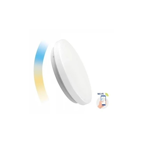 Outlet: 24W Smart Home rund LED takarmatur - Tuya/Smart Life, fungerar med Google Home, Alexa och smartphones, Ø39cm, 230V