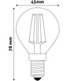 2W LED lampa - G45, E14, 230V