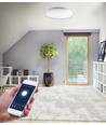 24W Smart Home rund LED takarmatur - Tuya/Smart Life, fungerar med Google Home, Alexa och smartphones, Ø39cm, 230V