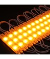 Vattentät gul  LED modul - 1,1W per styck, IP66, 12V, Perfekt för skyltar och speciallösningar