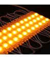 Vattentät gul  LED modul - 1,1W per styck, IP66, 12V, Perfekt för skyltar och speciallösningar