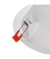 Lagertömning: 25W LED spotlight - Hål: Ø21 cm, Mål: Ø23 cm, 230V, IP44 våtrum & takfot