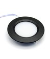 2,7W Ø6,8cm Reco68 möbelspotlight infällnad RA92 - 12V DC, Hål: Ø5,5 cm, Mått: Ø6,8 cm, Svart