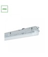 Limea H LED-armatur G13 - utan ljuskälla, vattentät, 1x60, 250V, IP65, 710x75x90 mm, grå