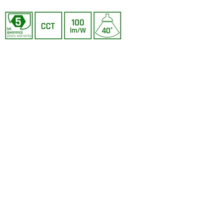 12W Systemljus 20.4cm SHIFT Smart-Grid S Skena - 35°, CCT, Vit, Dim, Zigbee