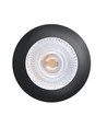 LEDlife Unni68 köksbelysning - Hål: Ø5,6 cm, Mål: Ø6,8 cm, RA95, svart, 12V DC