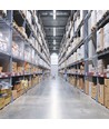 Halls Line 150W - Neutral vit 230V, 75x140° IP66 IK10, 745x126x95mm, svart, 0-10V