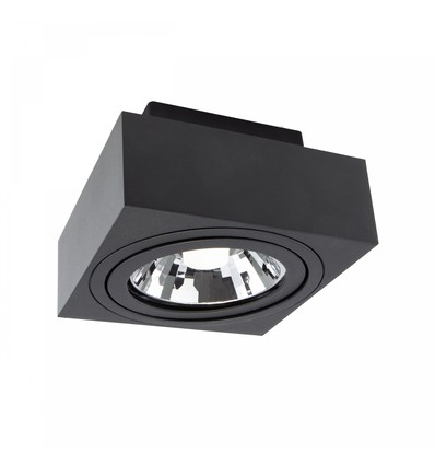 Mirora AR111 Ytmonterad GU10 - 250V, IP20, 145x145x85mm, Svart, Fyrkantig, Justerbar, Spot, Utan Ljuskälla