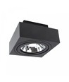 Mirora AR111 Ytmonterad GU10 - 250V, IP20, 145x145x85mm, Svart, Fyrkantig, Justerbar, Spot, Utan Ljuskälla