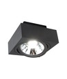 Mirora AR111 Ytmonterad GU10 - 250V, IP20, 145x145x85mm, Svart, Fyrkantig, Justerbar, Spot, Utan Ljuskälla
