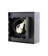 Mirora AR111 Ytmonterad GU10 - 250V, IP20, 145x145x85mm, Svart, Fyrkantig, Justerbar, Spot, Utan Ljuskälla