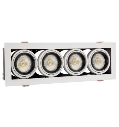 Modern Dags Mini GU10 - X4, Vit Ram