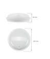 20W LED Technic lampa - IP54, IK07, Rund, 4000K, PIR-sensor
