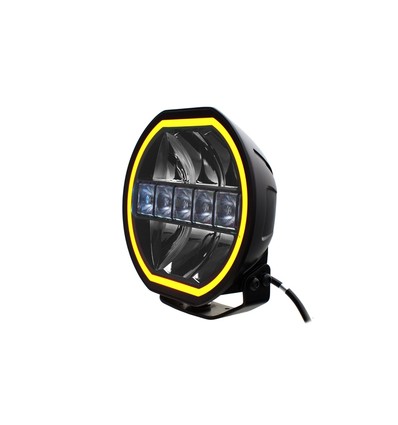 144W 9" Beam HEXA - E-godkänd, LED fjärrljus, dual positionsljus, arbetsbelysning